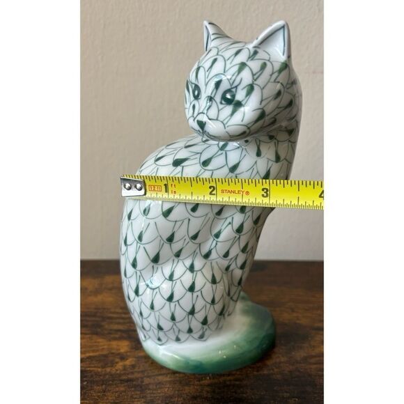 vintage andrea by sadek fish net kitty cat figurine / New - Picture 8 of 8